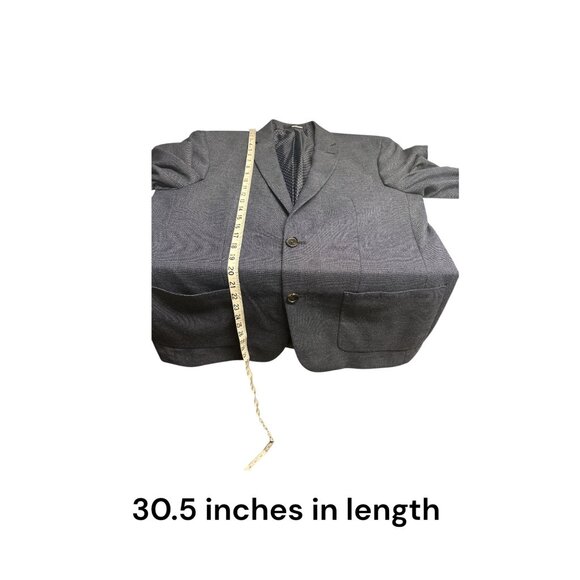 Murano Mens Slim Fit Blue Blazer Jacket - Picture 11 of 12